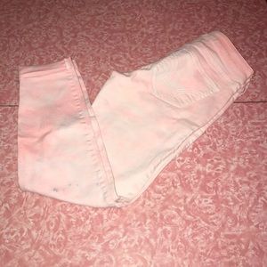Hollister Tie Dye Cropped Skinny Jeans Size 7